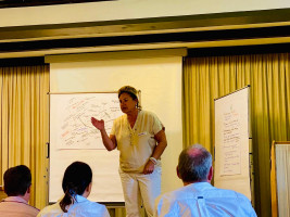 Sandra Hauber startete die Veranstaltung.